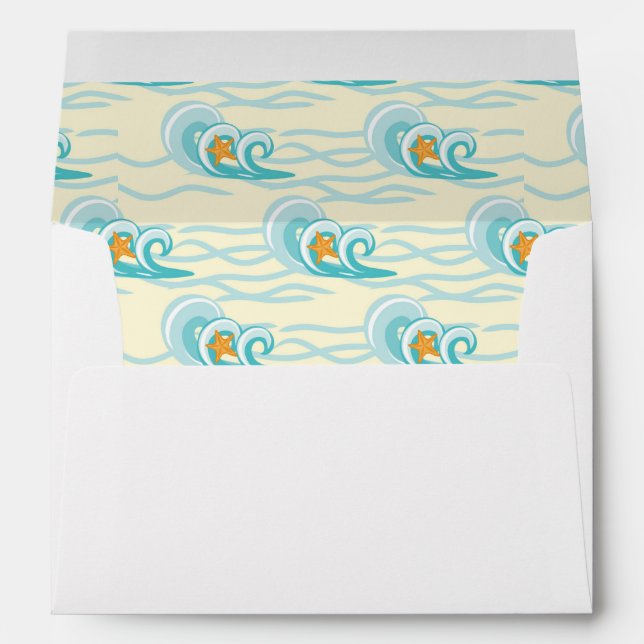 Soft Waves Pattern Envelope (Back (Bottom))