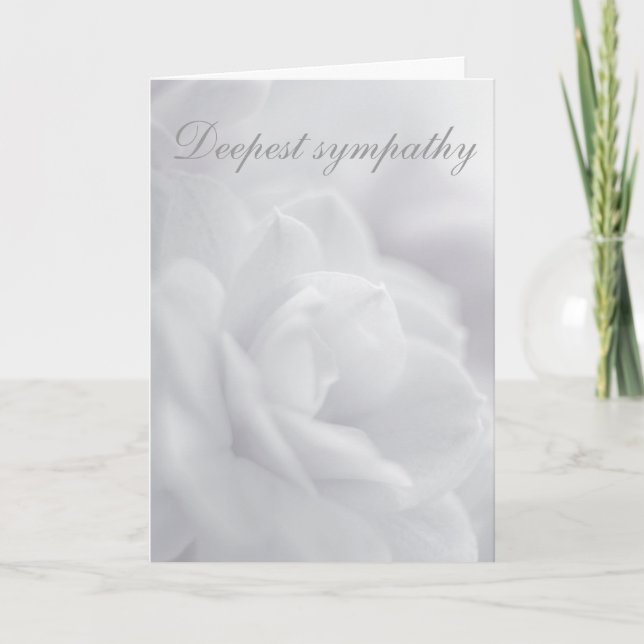 Soft white petals ... card (Front)
