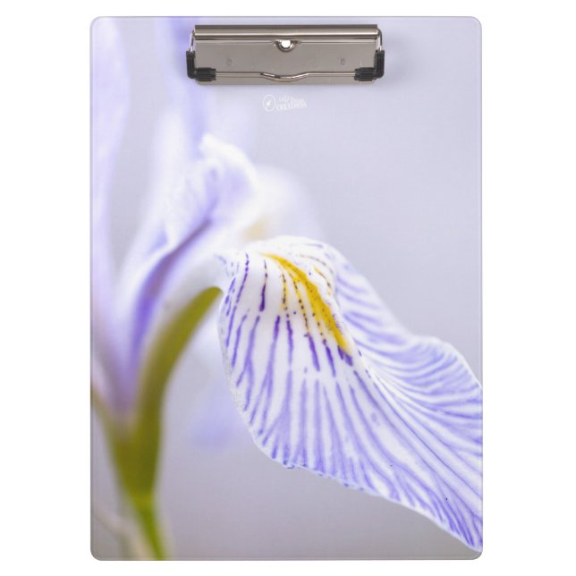 Soft Wild Iris Clipboard (Front)