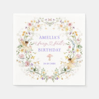 Soft Wildflower Fairy First 1st Birthday Party