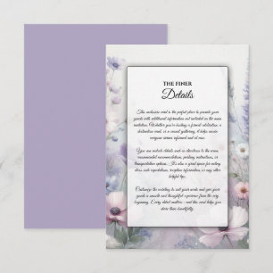 Soft Wildflower Meadow Daydreams Enclosure Card