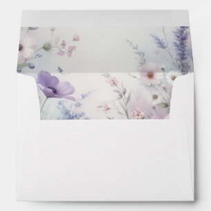 Soft Wildflower Meadow Daydreams Envelope