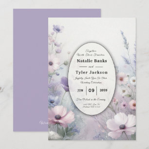 Soft Wildflower Meadow Daydreams Invitation