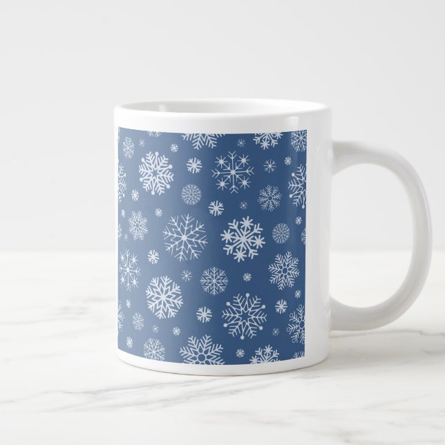 Soft Winter Collection — Calm, Cozy & Timeless Large Coffee Mug (Right)