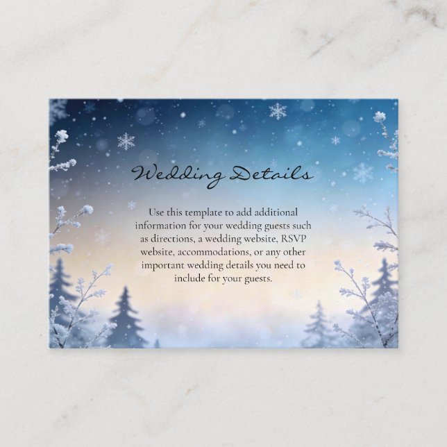 Soft Winter Daydream Enclosure Cards (Front)