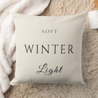 Soft Winter Light Cushion