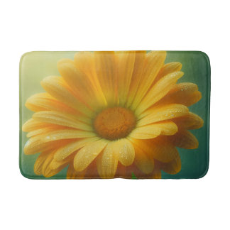 Soft Yellow Daisy Bath Mat