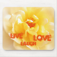 Soft Yellow Rose Mousepad