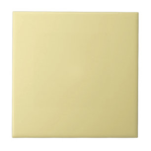 Soft Yellow Solid Color Ceramic Tile