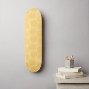 Soft Yellow Sunflower Bloom 1 Skateboard