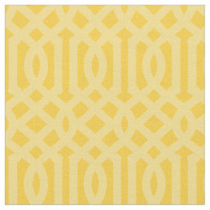 Soft Yellow Trellis Fabric