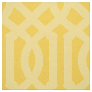 Soft Yellow Trellis Large Scale Fabric