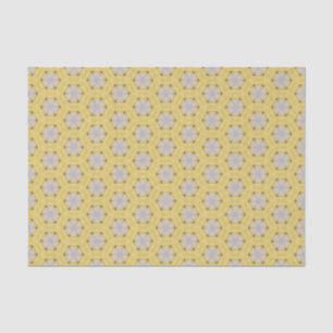 Soft Yellow Vintage Texture Nostalgic Tissue Paper