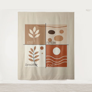 Soft Zen Retreat Tapestry