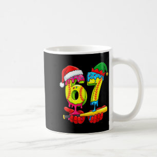 Softball 67 Ice Cream Drip Six Seven Boys Funny Ch Coffee Mug