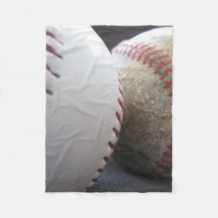 Softball and Baseball Fleece Blanket