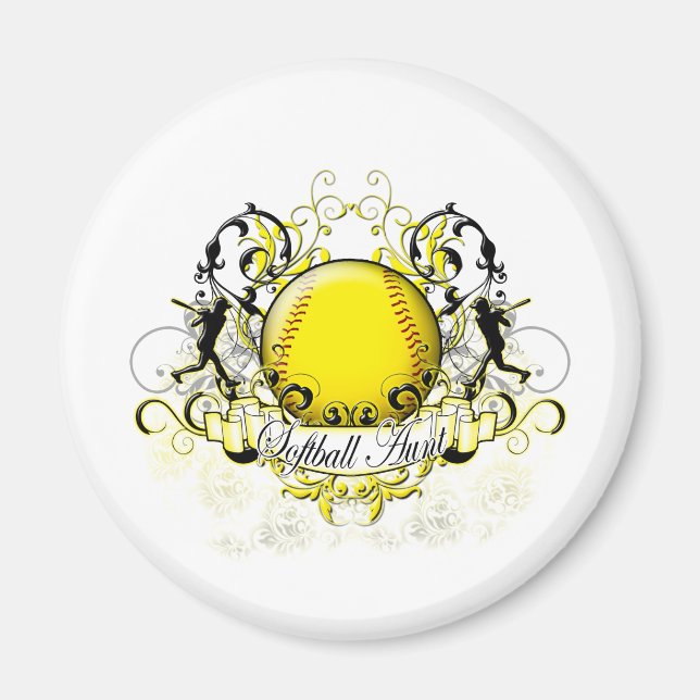 Softball Aunt Magnet (Front)
