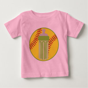 Softball Baby Bottle Baby T-Shirt