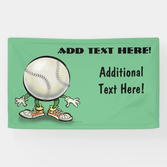 Softball Banner (Horizontal)