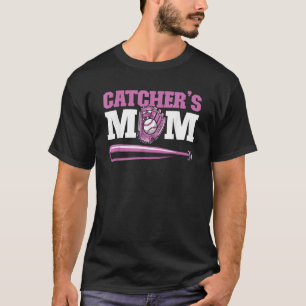 Softball Baseball Bat Catcher  Batter Pitcher Catc T-Shirt