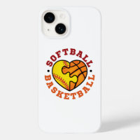 Softball Basketball Heart
