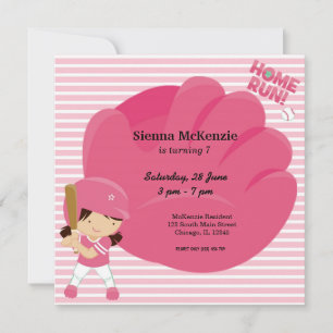 Softball Batter Invitation