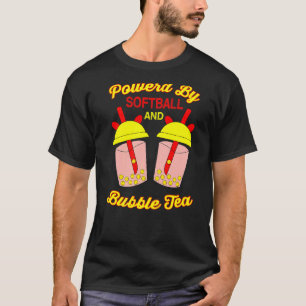 Softball Boba Drink For Softball Catcher Pitcher P T-Shirt