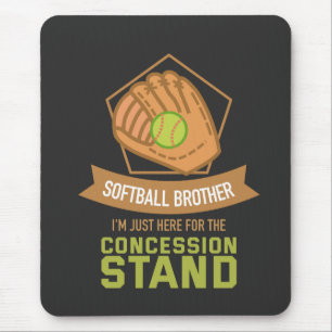 Softball Brother Mouse Pad