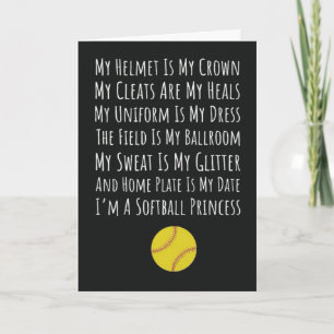 Softball Cards Sports Batter Trending Athletic Kid