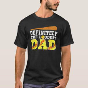 Softball Catcher Dad Jokes Fastpitch Coach Fathers T-Shirt