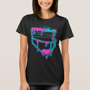 Softball Catcher Drip Ice Cream Mask Sprinkles Gam T-Shirt