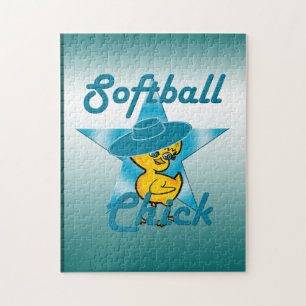 Softball Chick #7 Jigsaw Puzzle