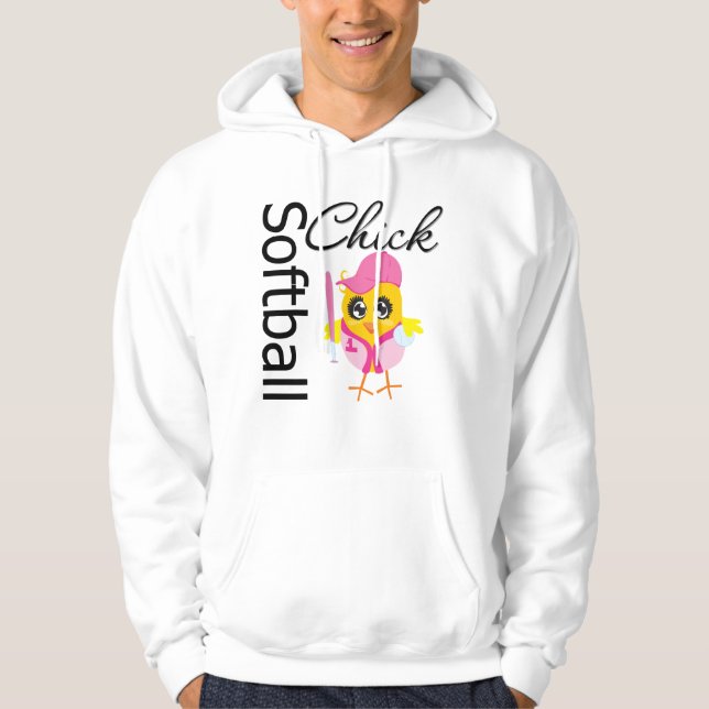Softball Chick Hoodie (Front)