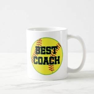 Softball Coach Gift (Best) Coffee Mug
