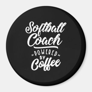Softball Coach Job Title Gift Magnet