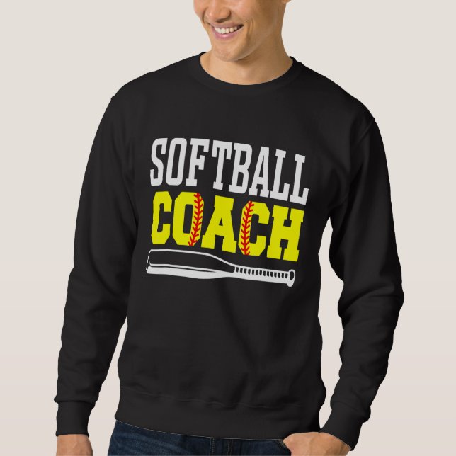 Softball Coaching Apparel Softball Coach Sweatshirt (Front)