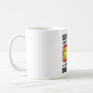 Softball Dad Bigger Balls Vintage Engraving Shirt_ Coffee Mug