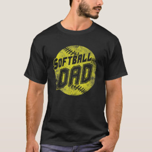 Softball Dad Fastpitch Father's Day T-Shirt
