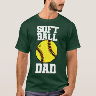 Softball Dad Softball Player Father T-Shirt