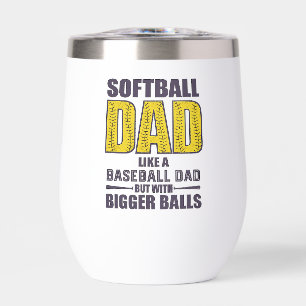 Softball Dad SVG, Funny Shirt Design