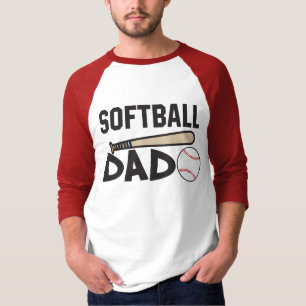 Softball Dad T-Shirt Proud Sport Parents
