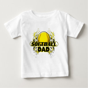 Softball Dads (cross).png Baby T-Shirt