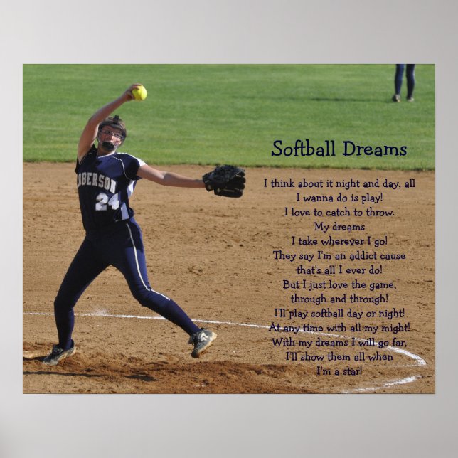Softball Dreams Poster (Front)