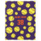 Softball Fleece Throw Blankets, Your COLORS, TEXT