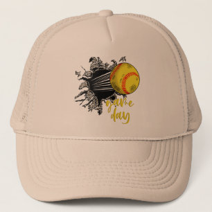 Softball Game Day, Game Day Softball, Softball Trucker Hat