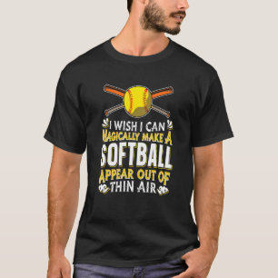 Softball Game Team Sport Pitcher Catcher Magical T-Shirt