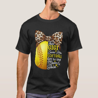 Softball Gigi Loves Her Softball Costume Girl Love T-Shirt