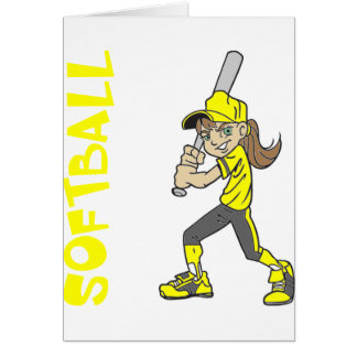 SOFTBALL GIRL BAT TEXT