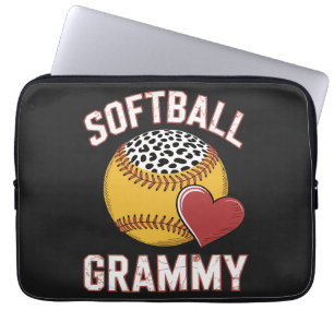 Softball Grammy Laptop Sleeve