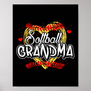 Softball Grandma _3 Poster